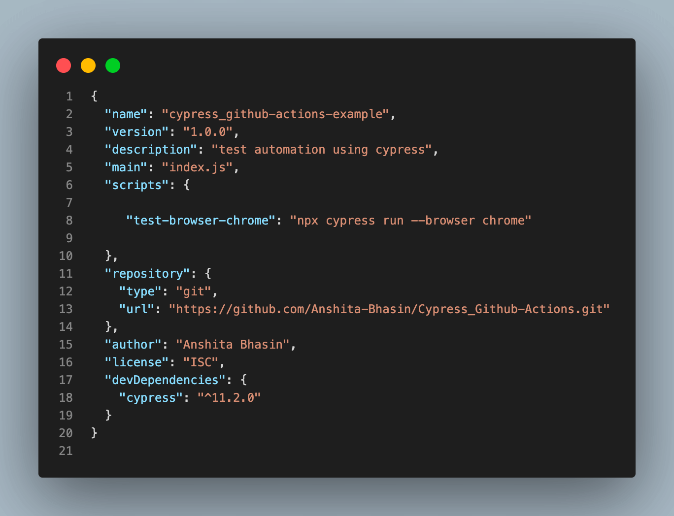 Cross Browser Testing With Cypress package.json Cross Browser Testing With Cypress package.json