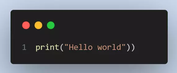 enclose the printing string for it to understand enclose the printing string for it to understand