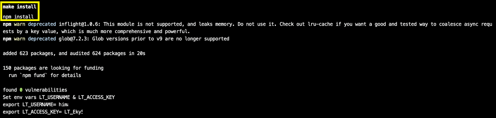 Install Make Install Make