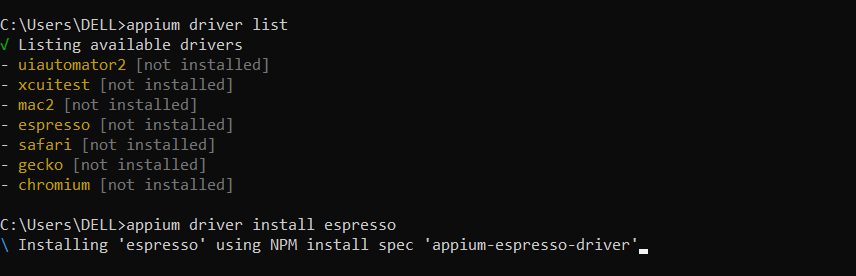 Install Plugins for Appium Install Plugins for Appium