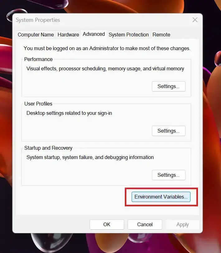 installation location to the environment variables PATH and CLASSPATH installation location to the environment variables PATH and CLASSPATH
