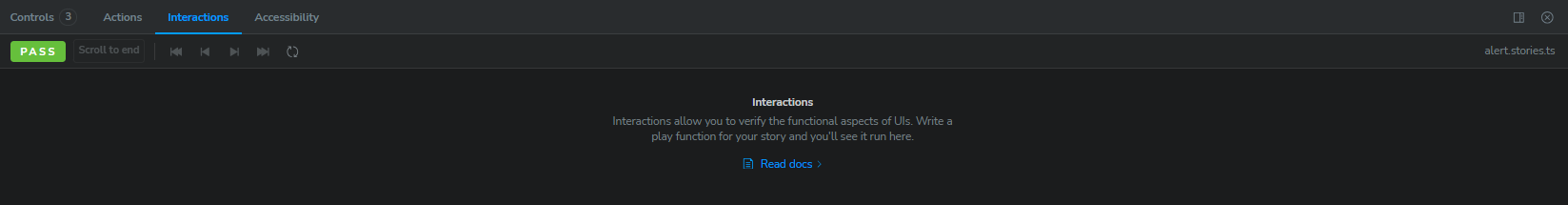 Storybook Interactions Tab Storybook Interactions Tab