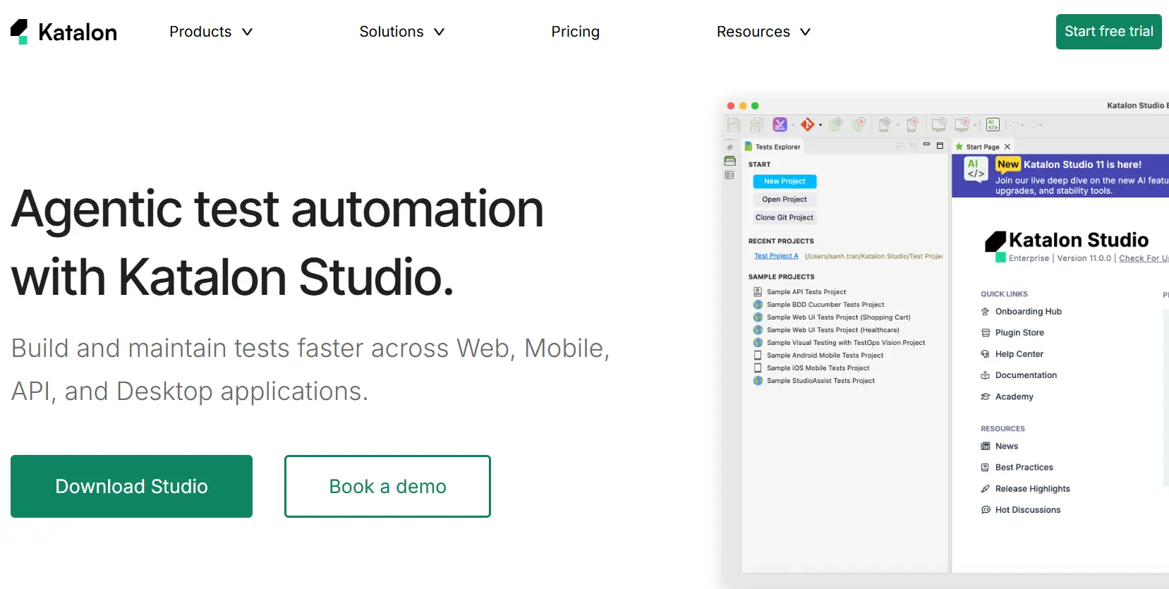 Katalon Studio Katalon Studio