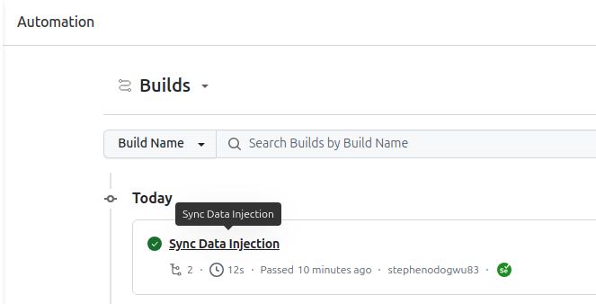 Synchoronus LambdaTest Build