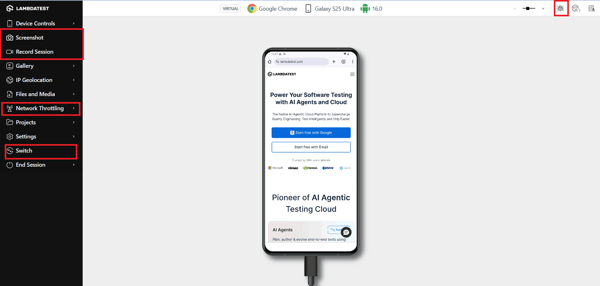 TestMu AI Live App Testing