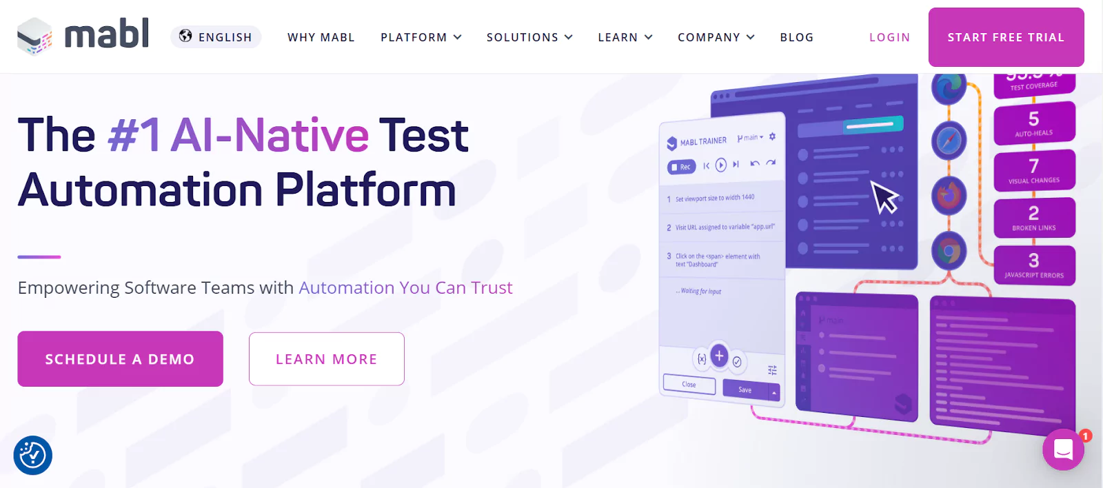 Mabl is a cloud-based, low-code test automation platform Mabl is a cloud-based, low-code test automation platform