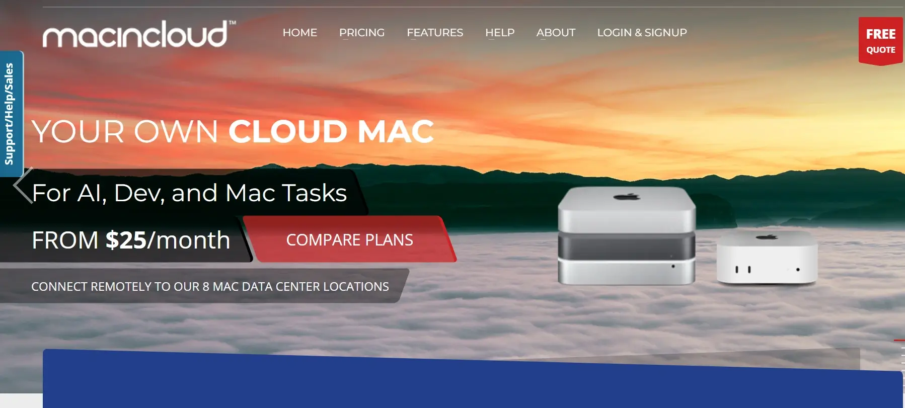 MacInCloud cloud Mac with Xcode