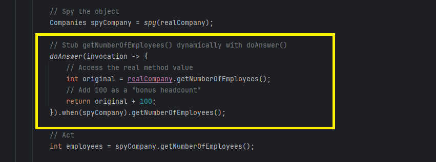 mockito doanswer mockito doanswer
