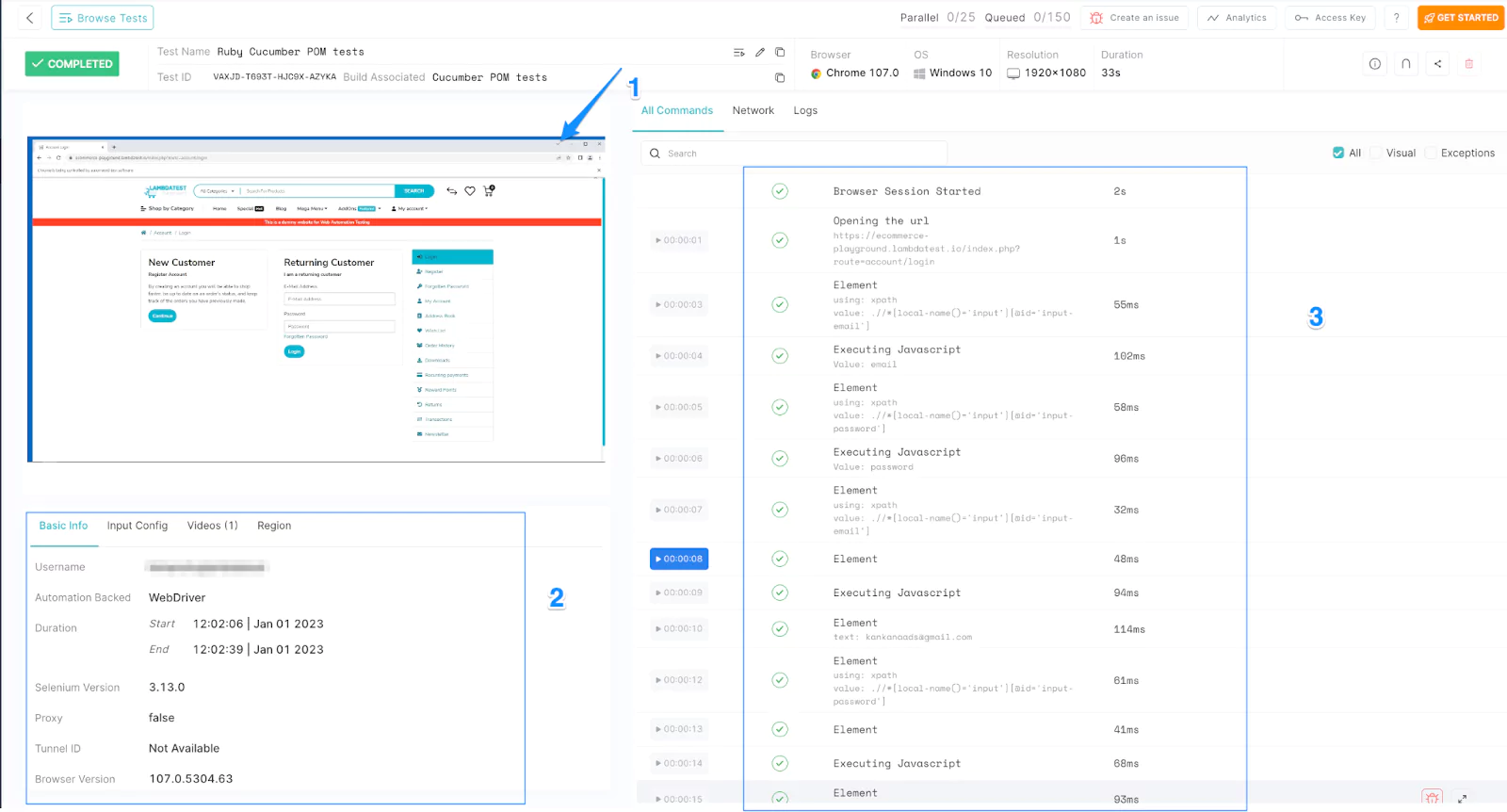 navigating to the dashboard navigating to the dashboard