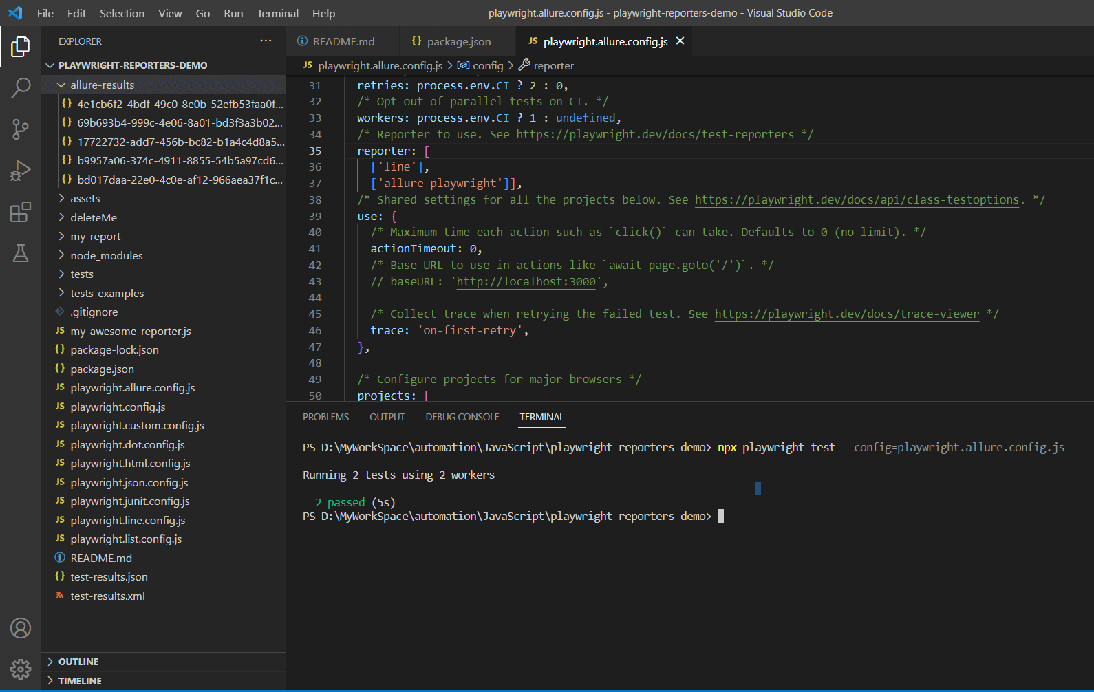 playwright-configuration-allure-reporter playwright-configuration-allure-reporter