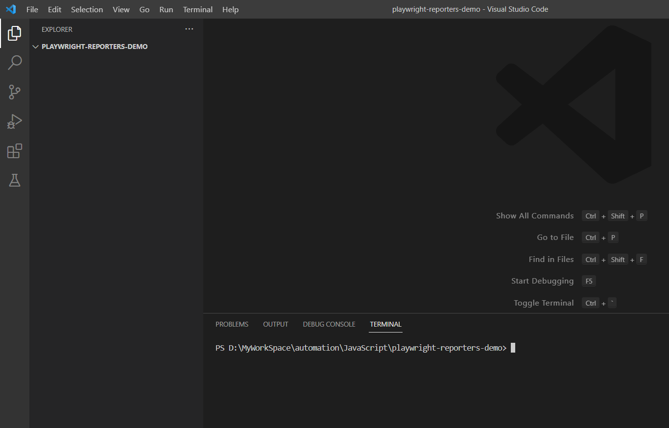 Playwright Reporting cd playwright-reporters-demo Playwright Reporting cd playwright-reporters-demo
