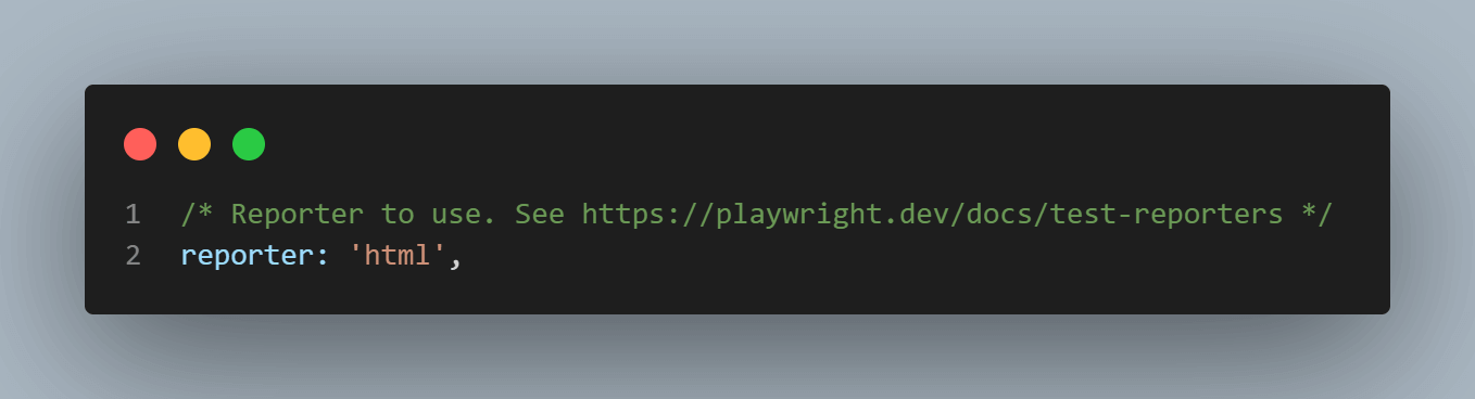 Playwright Reporting HTML report Playwright Reporting HTML report