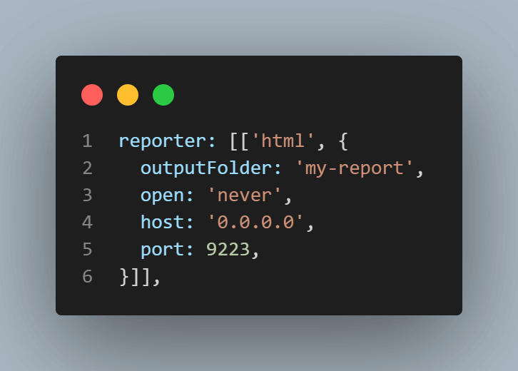 playwright reporting output folder playwright reporting output folder