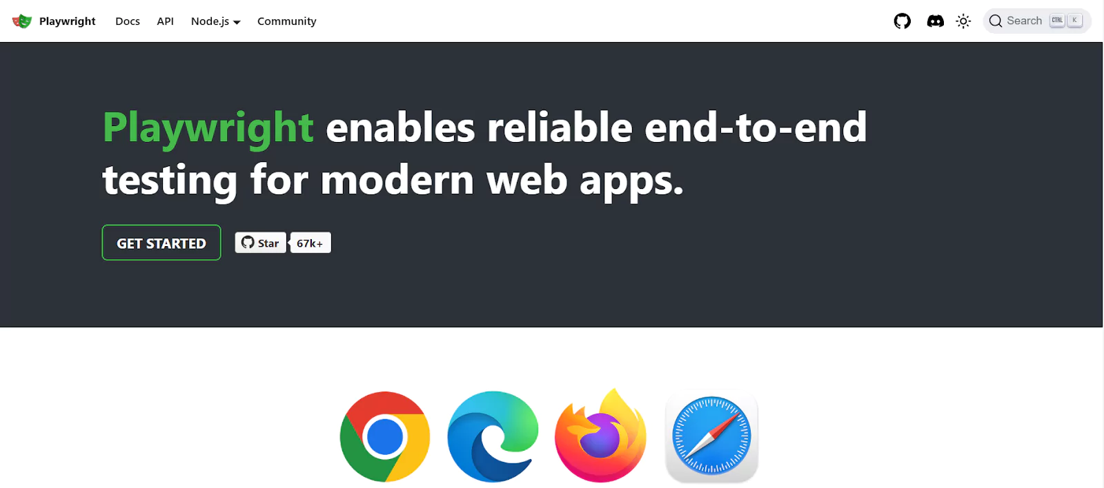 Playwright multi-browser test automation framework by Microsoft