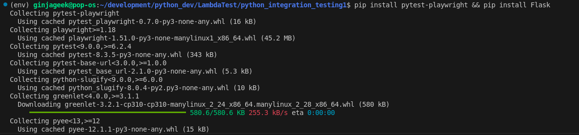 Pytest TestMu AI Result