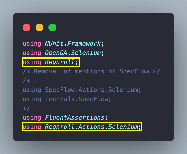 Reqnroll Actions LambdaTest plugin