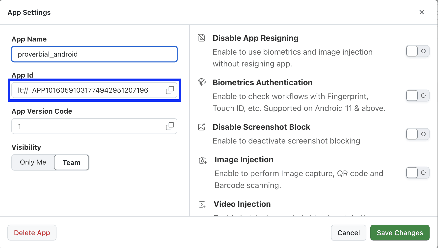 Reqnroll Appium app upload