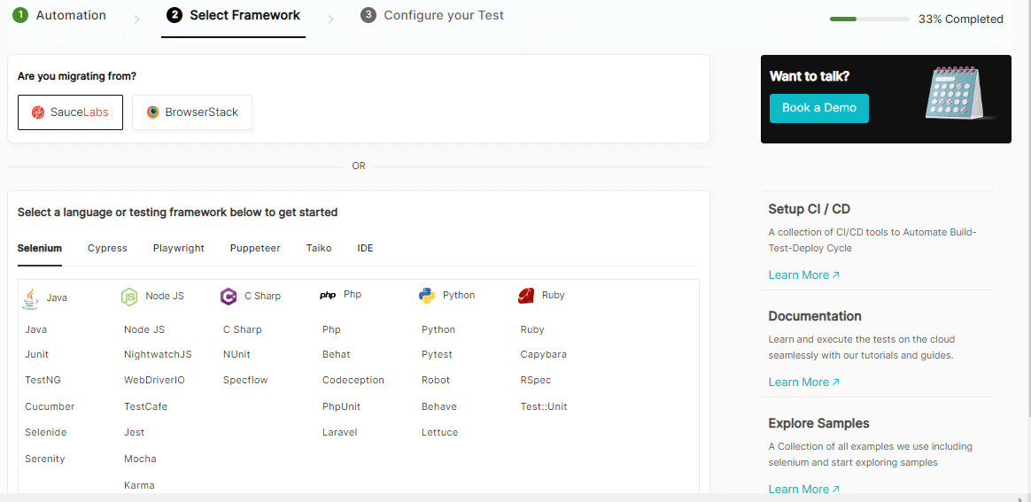 select-configure-test-suite select-configure-test-suite
