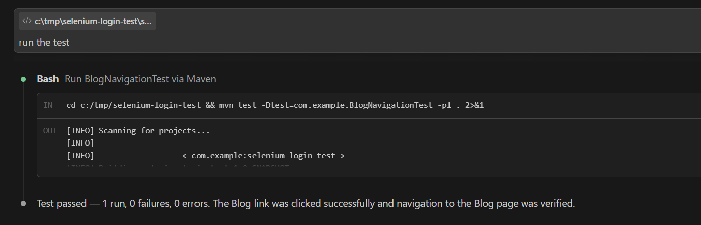 Selenium tests passing after running on TestMu AI online Selenium Grid