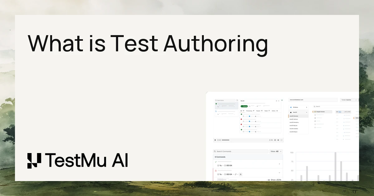 What Is Test Authoring? AI Test Case Design
