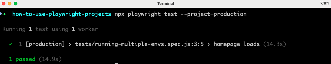 test execution on production test execution on production