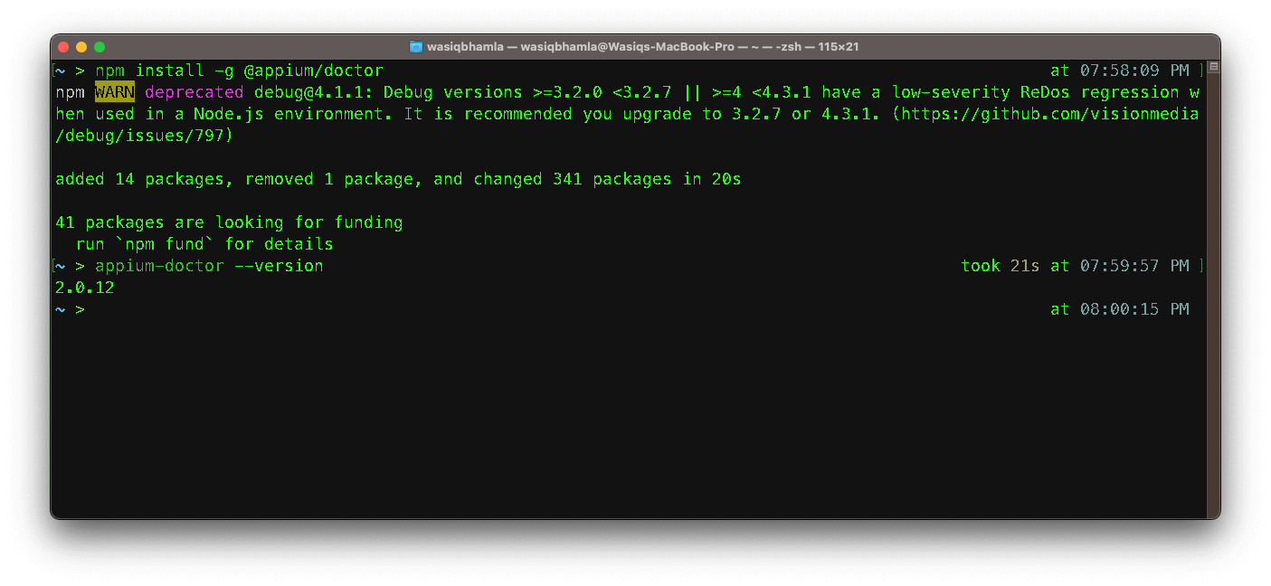 validate the correctness of your machine setup validate the correctness of your machine setup