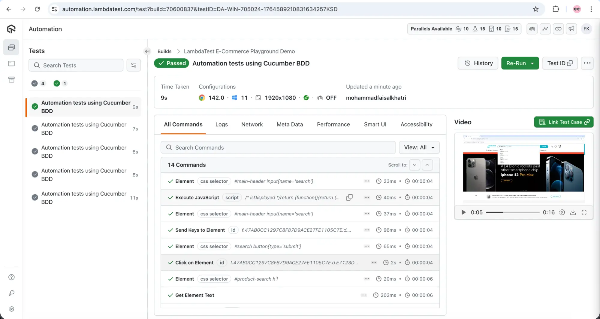 Web Automation on Cloud