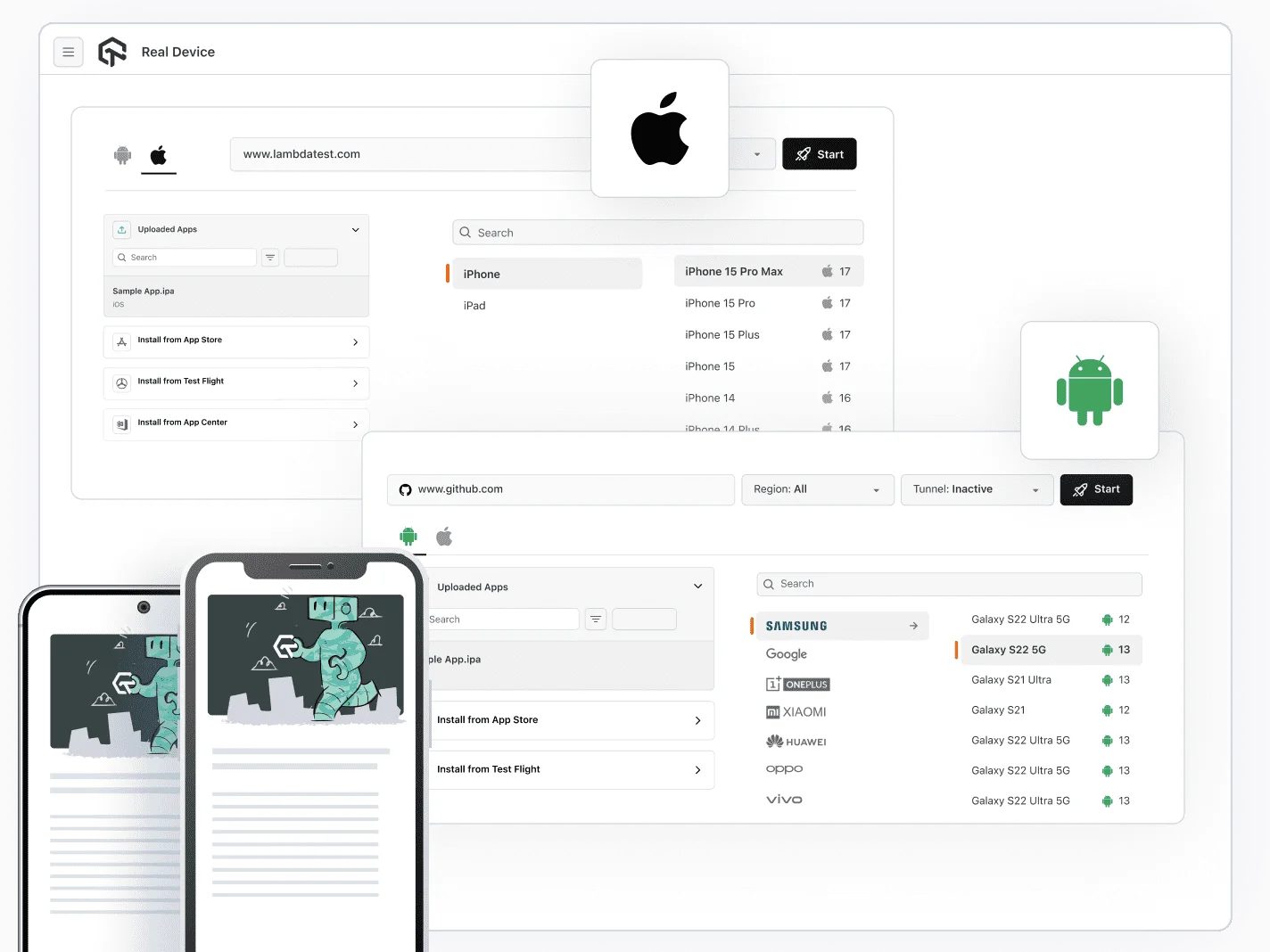 Cloud Mobile Testing with Real Devices
