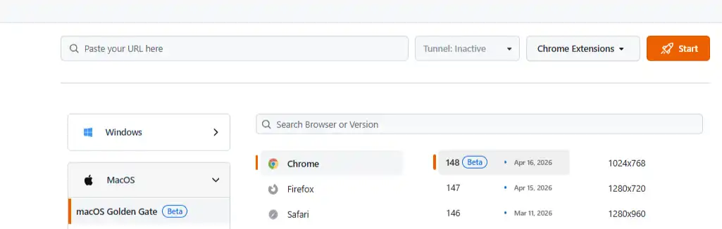 macOS Golden Gate now available on TestMu AI Real Time Testing