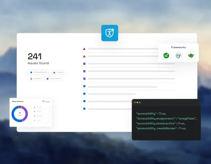 Automated Accessibility Testing for Web and Mobile Apps