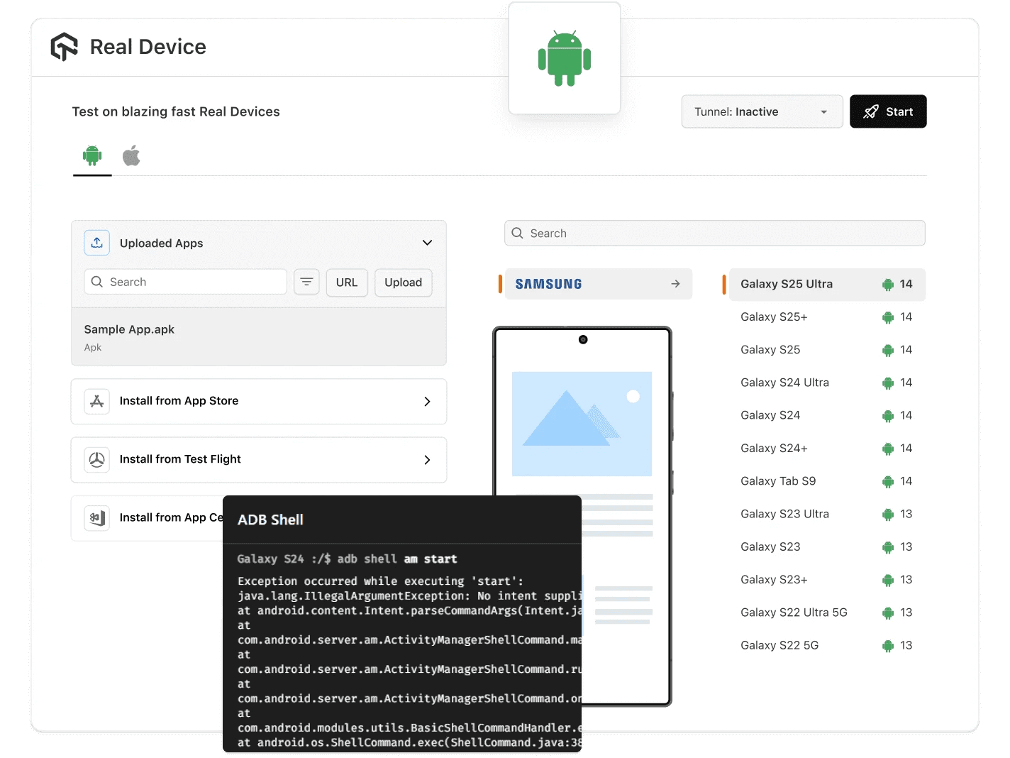 Android Mobile Testing with ADB Shell