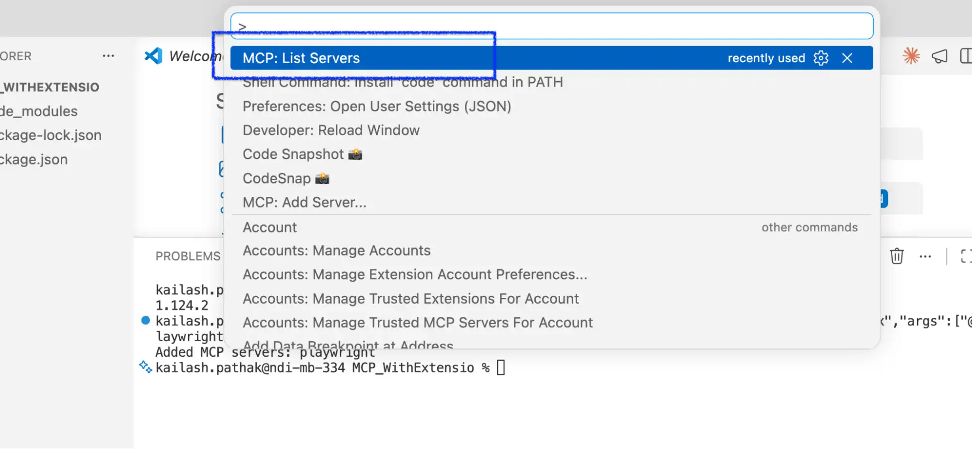 MCP: List Servers