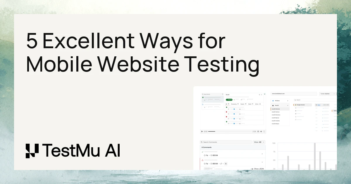 Mobile Website Testing: Explore 5 Techniques