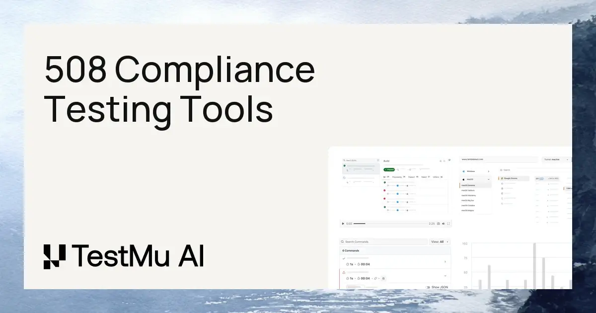 11 Best Section 508 Compliance Testing Tools for 2026 | TestMu AI (Formerly LambdaTest)