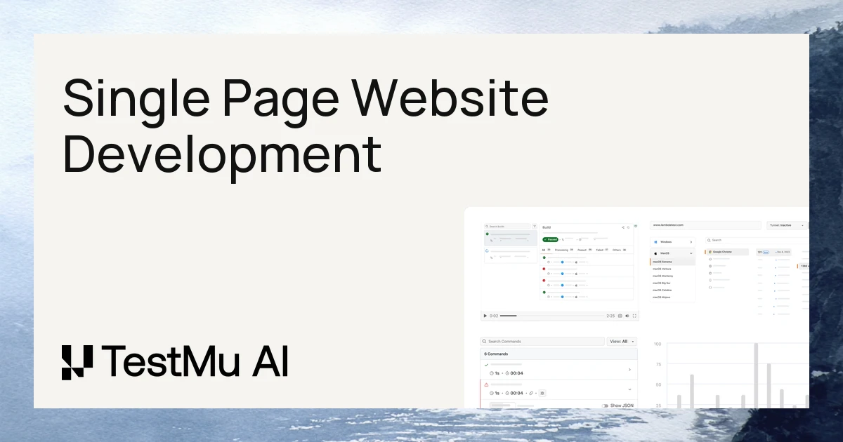 How To Develop a Single Page Website
