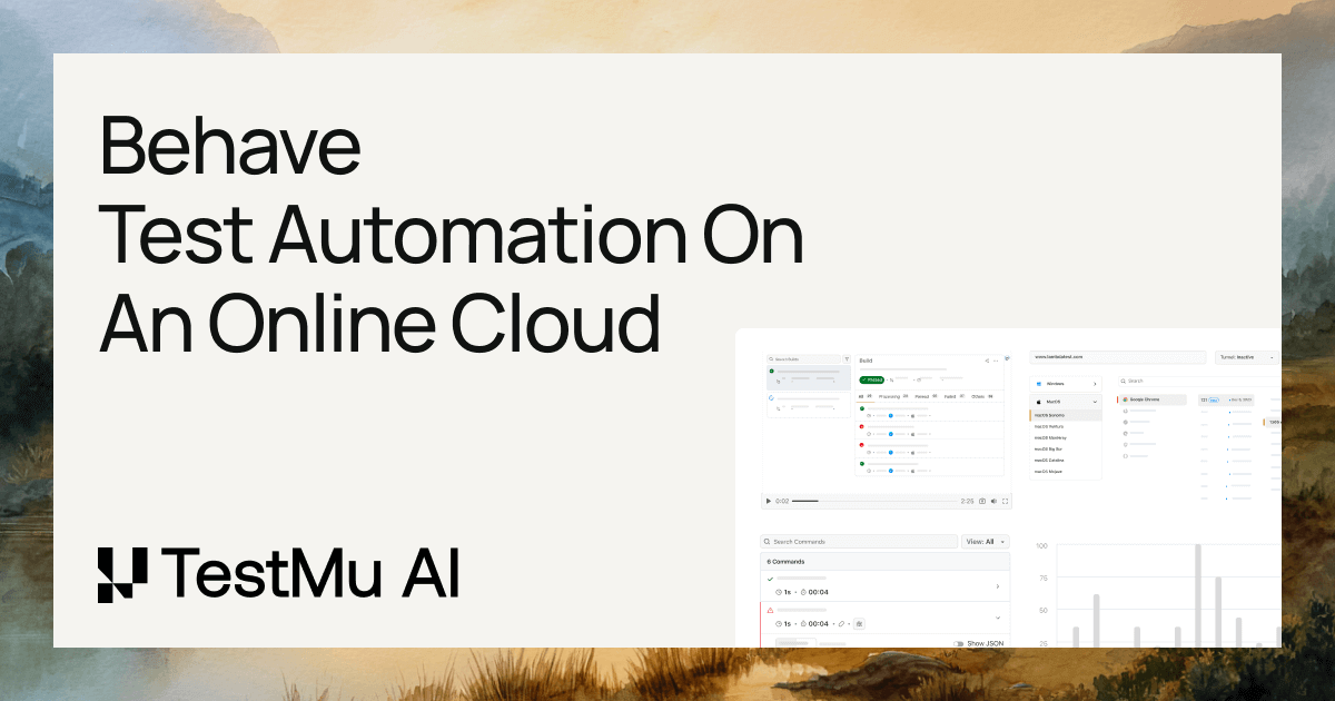 Behave Testing On An Online Automation Grid | TestMu AI (Formerly ...
