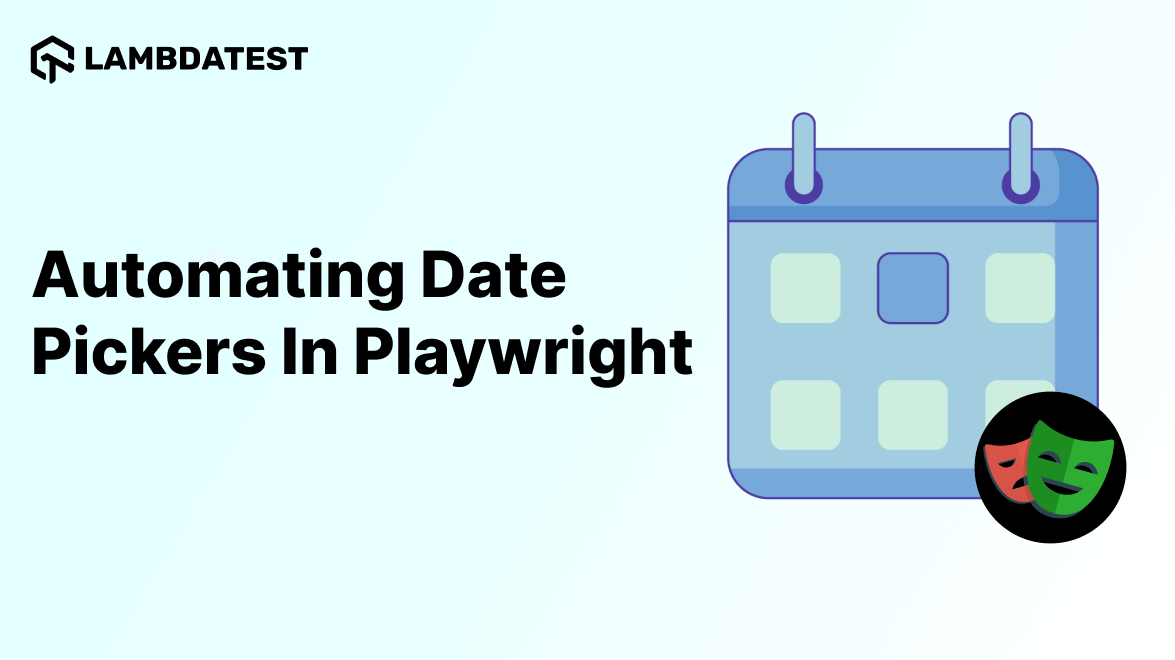 Playwright tutorial: Automating Date Pickers