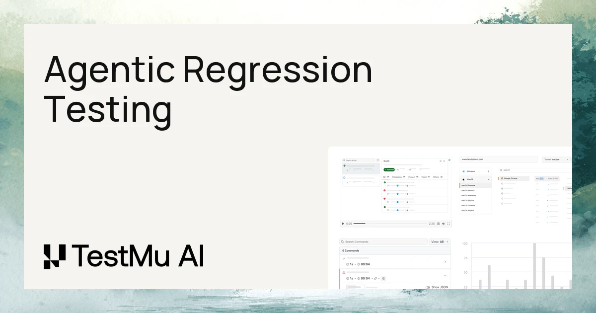 Agentic Regression Testing: What to Delegate, What to Verify | TestMu AI (Formerly LambdaTest)
