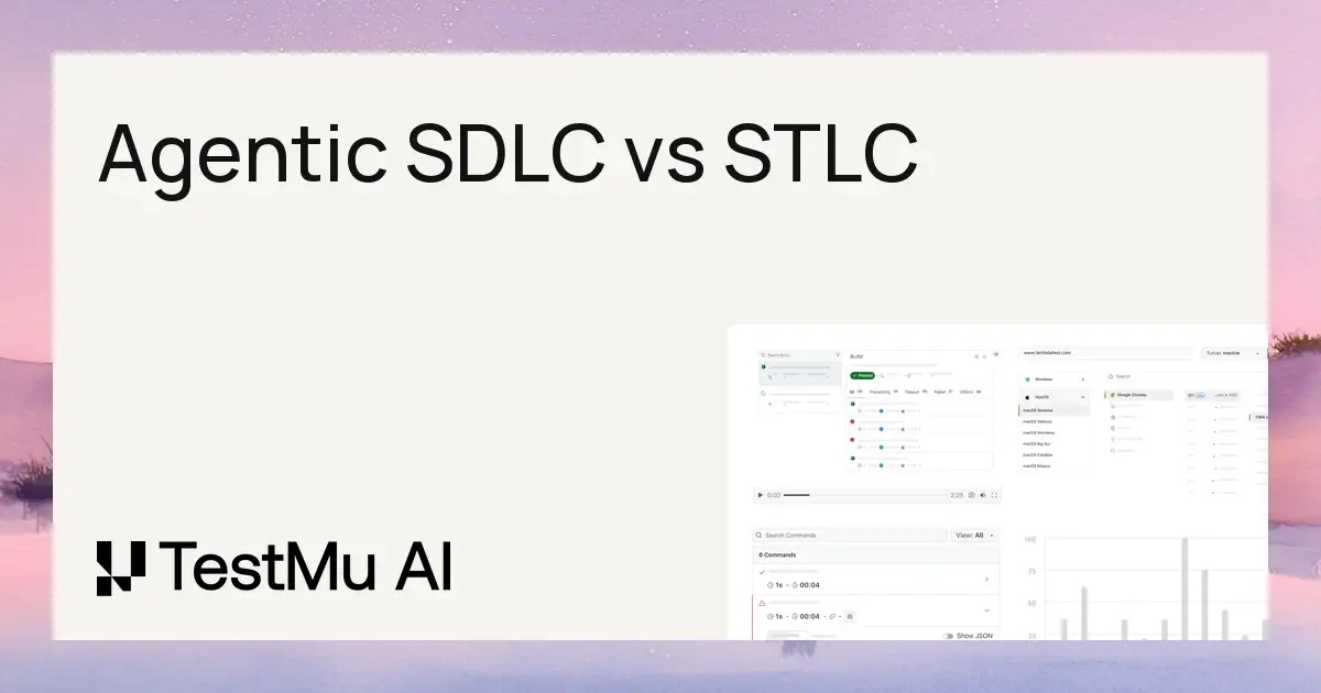 Agentic SDLC vs STLC: What Changes in Each Life Cycle