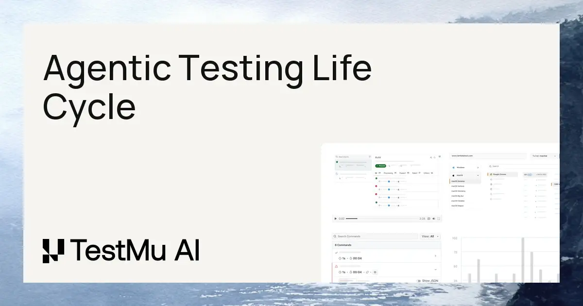 Agentic Testing Life Cycle: The QE Loop for AI Agents