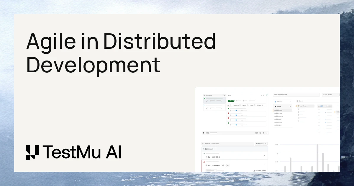 Agile in Distributed Development - A Formula for Success
