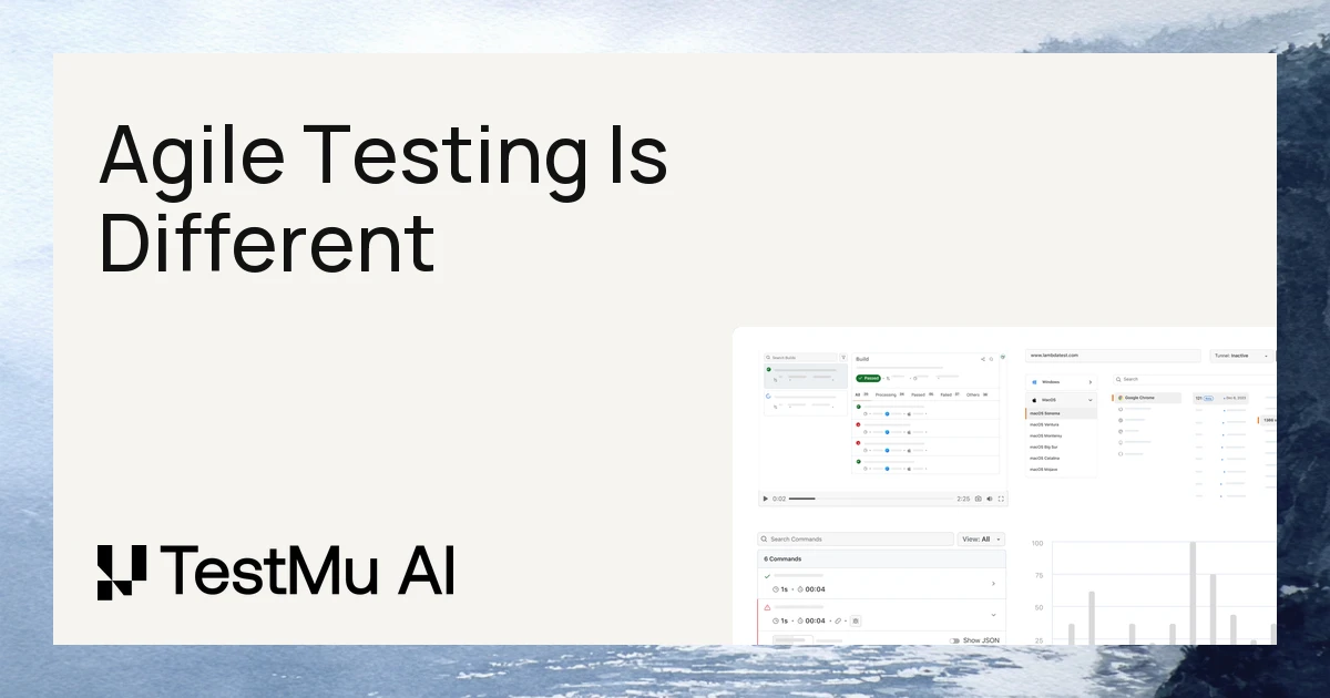 Agile Testing is different - Here is what you need to know