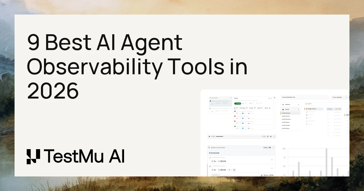 9 Best AI Agent Observability Tools in 2026