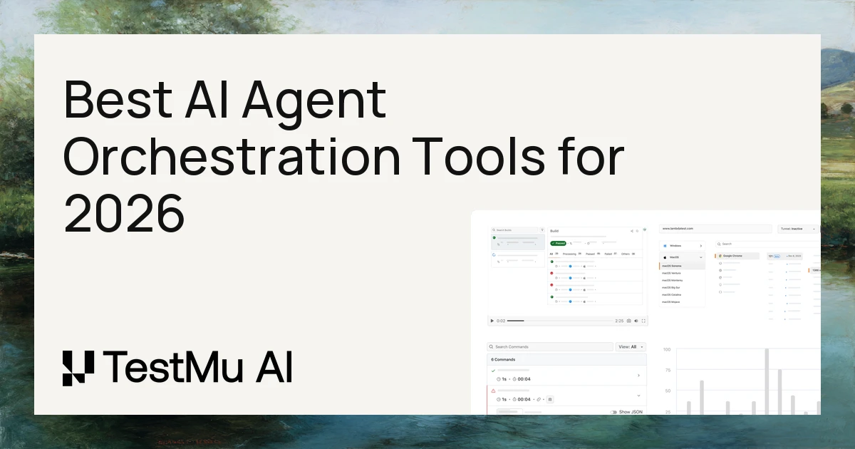 7 Best AI Agent Orchestration Tools for August 2026 | TestMu AI (Formerly LambdaTest)