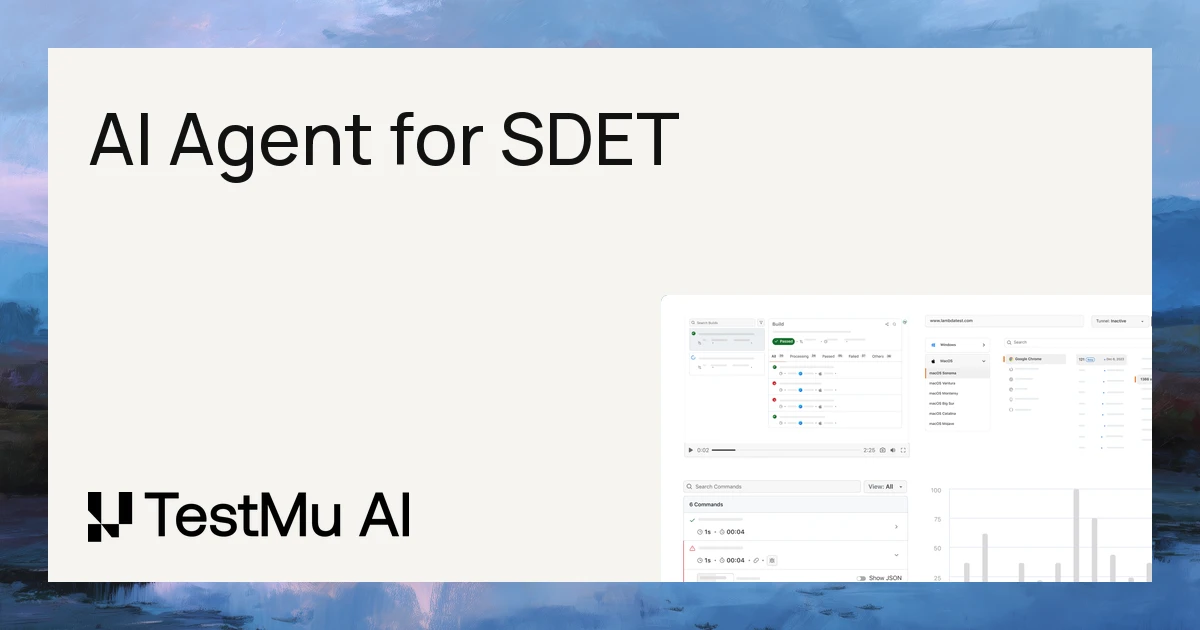 AI Agents for SDET: Workflows, Frameworks, and Pitfalls | TestMu AI (Formerly LambdaTest)