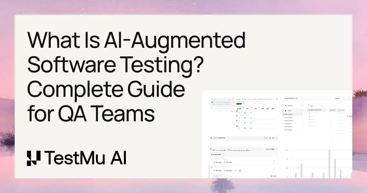 AI-Augmented Software Testing: A Complete Guide for QA Teams | TestMu AI (Formerly LambdaTest)