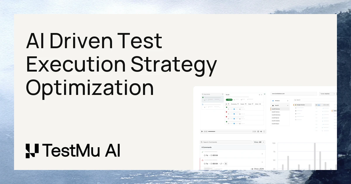 AI-driven Test Execution Strategy Optimization