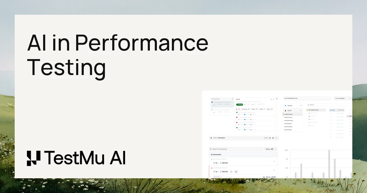 AI in Performance Testing: Types, Tools & Best Practices | TestMu AI (Formerly LambdaTest)