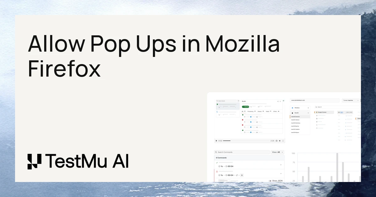 How to Allow Pop-ups in Mozilla Firefox