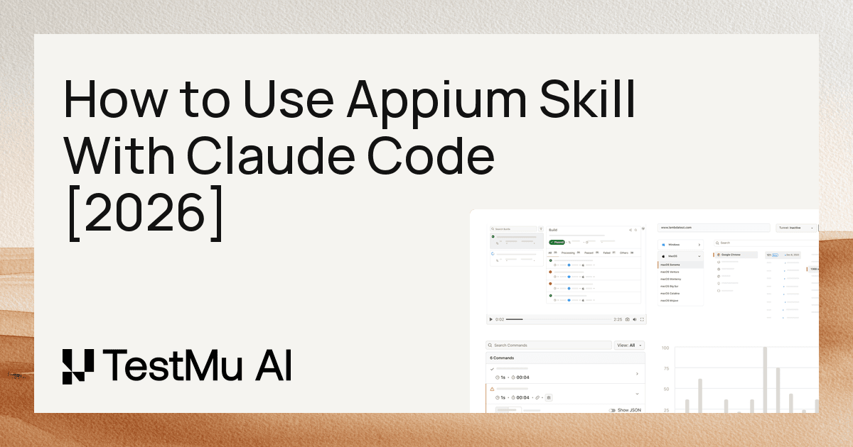 How to Use Appium Skill With Claude Code [2026] | TestMu AI (Formerly LambdaTest)